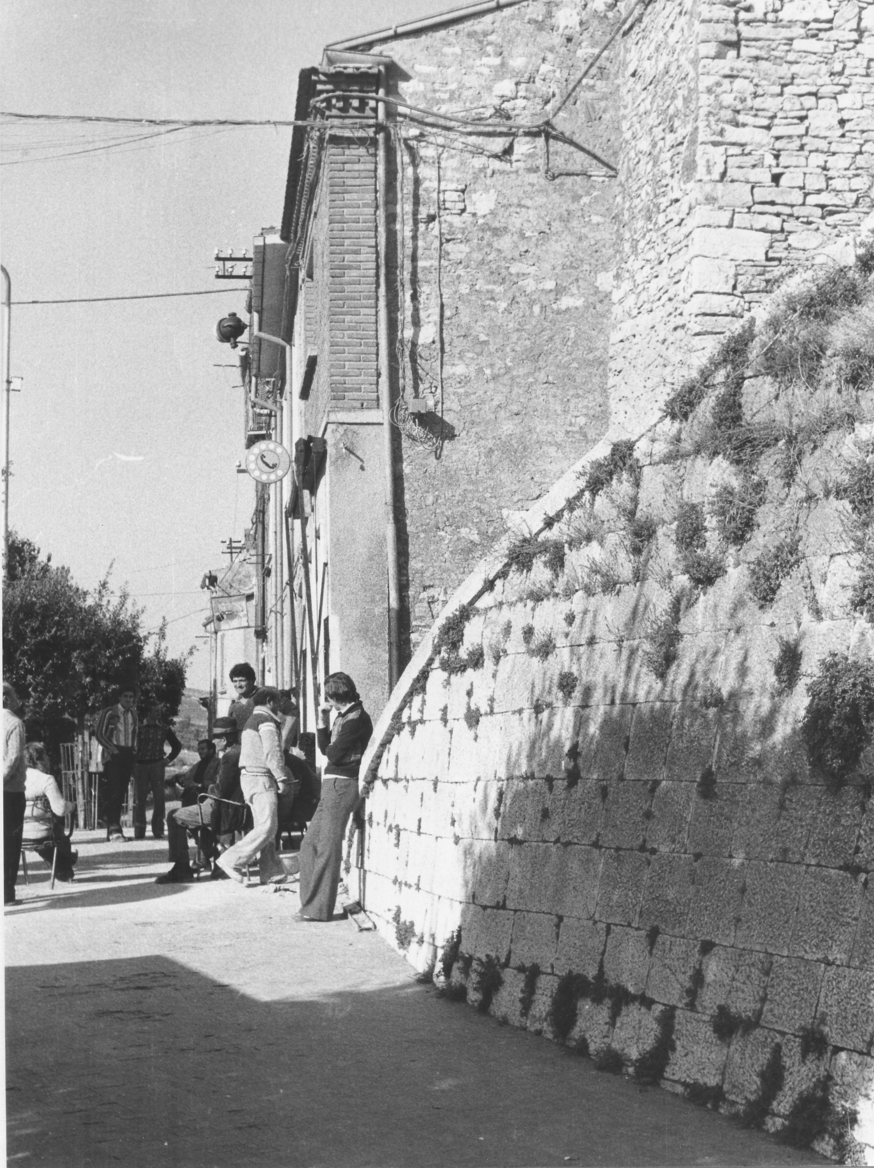 muro del palazzo baronale