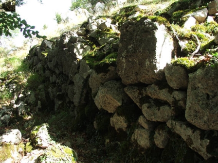 immagine delle mura megalitiche di Pietrabbondante